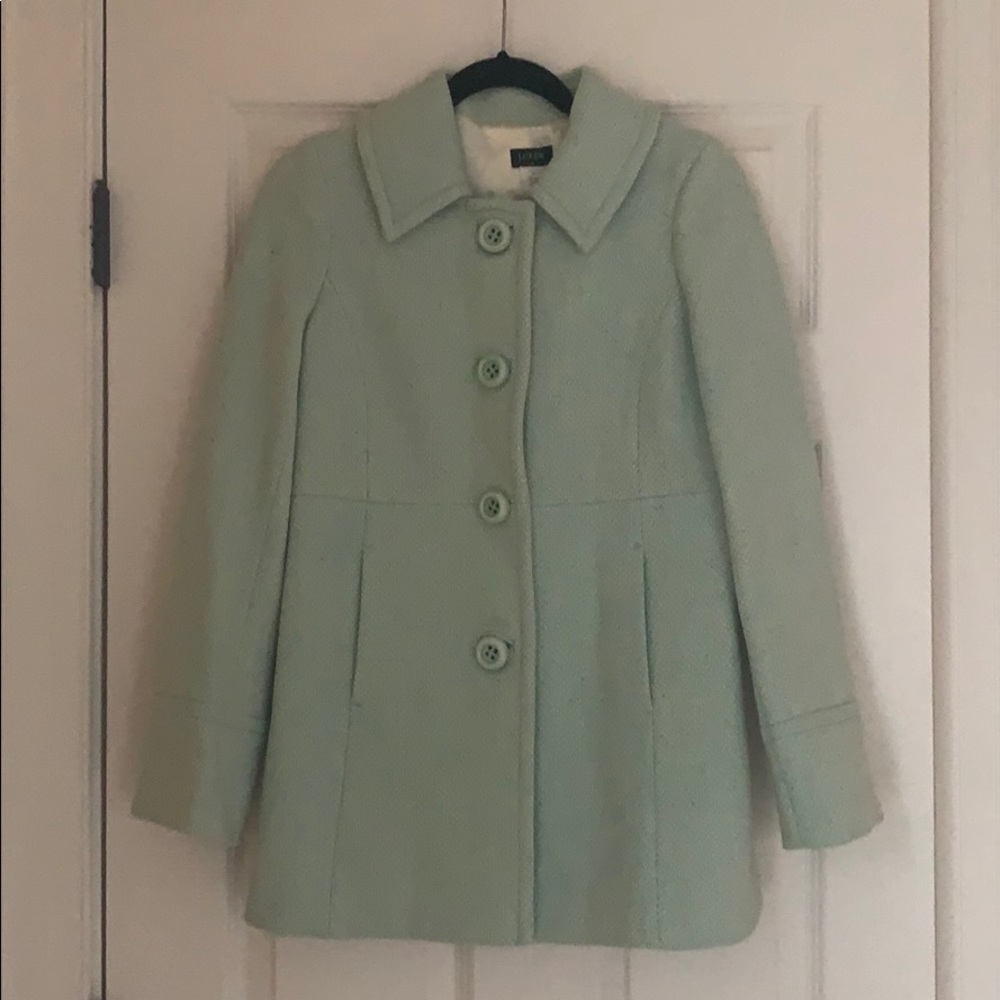 J Crew Wool Single Breasted Coat